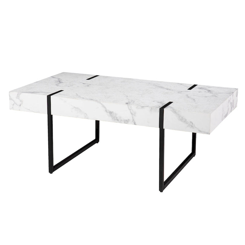 Modern Faux Marble Coffee Table