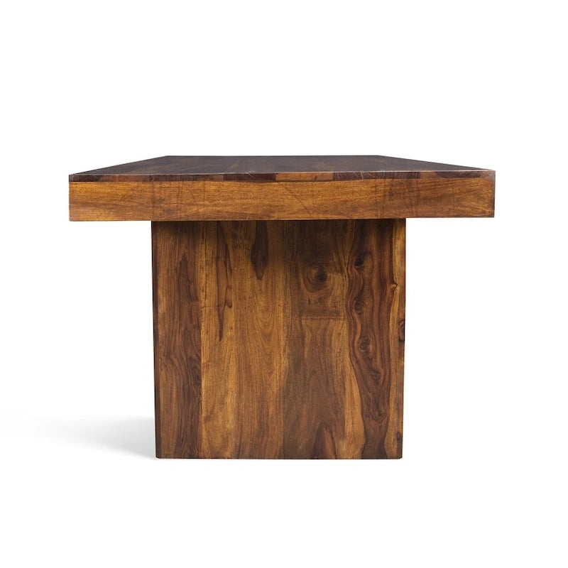 80 in. Solid Sheesham Wood Dining Table