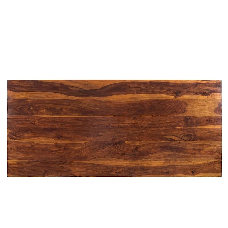 80 in. Solid Sheesham Wood Dining Table