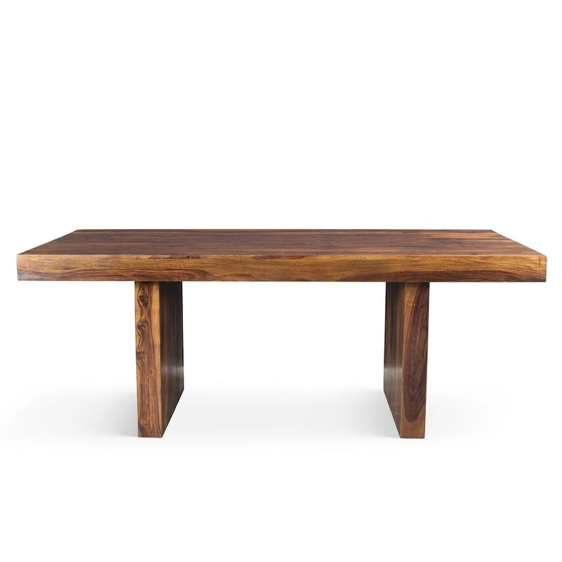 80 in. Solid Sheesham Wood Dining Table