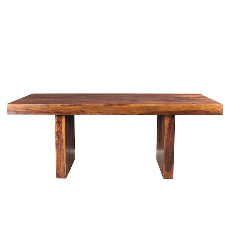 80 in. Solid Sheesham Wood Dining Table