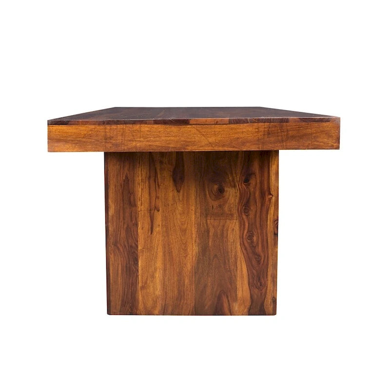 80 in. Solid Sheesham Wood Dining Table