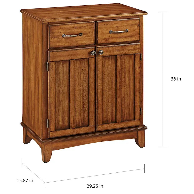 Oak Buffet with Wood Top