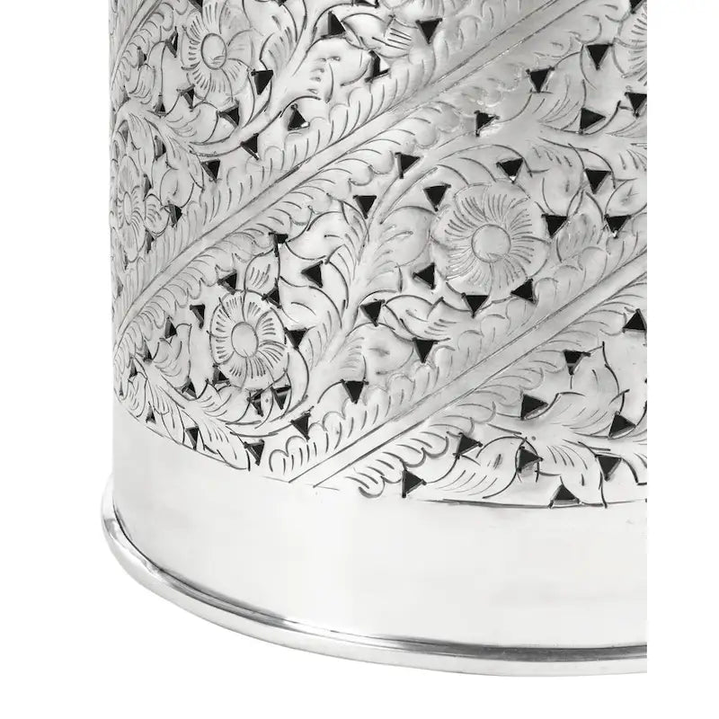 Silver End Table - 15W x 15D x 19H in