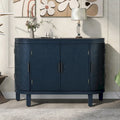 Accent Storage Cabinet Sideboard Wooden Cabinet with Antique Pattern Doors for Hallway, Entryway, Living Room